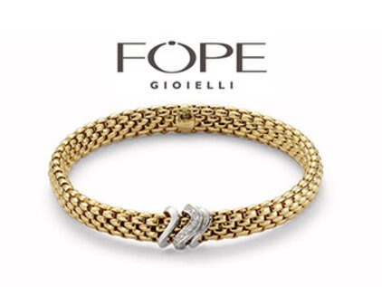 Goldenes Armband von Fope